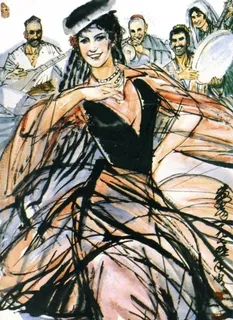 黄胄作品图片 黄胄作品图片