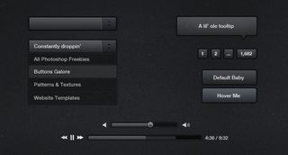 黑暗主题UI设计源文件