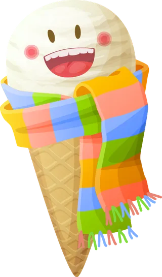 卡通美味甜筒PNG图片美食海报免抠...