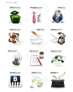 网络商务元素创意素材图片