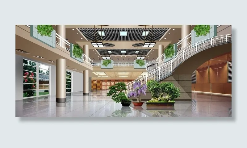 杨村文化活动中心门厅