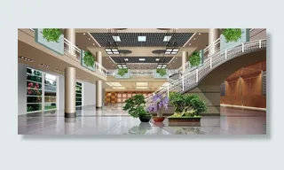 杨村文化活动中心门厅