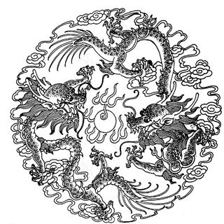 中国龙纹 古典龙纹图片
