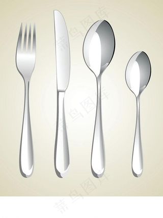 西餐餐具刀叉勺子图片