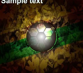 动感幻彩足球背景图片