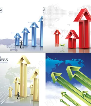 商务背景箭头素材集合