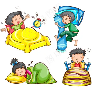 卡通人物扁平化可爱各种职业矢量素材