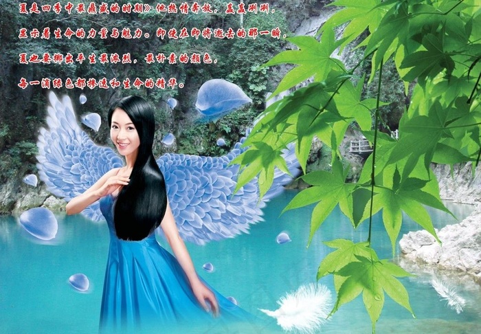 天使翅膀图片cdr矢量模版下载
