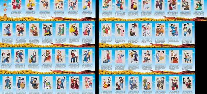 56个民族简介图片