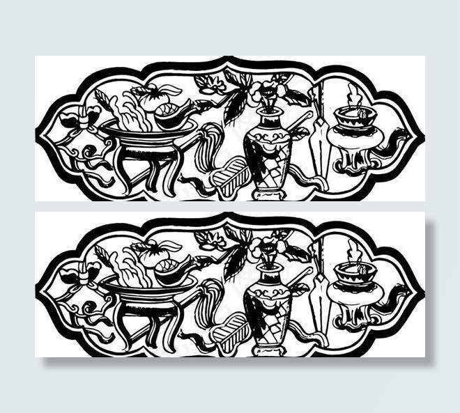 清代（下）版画 装饰画 中华图案五千年 矢量 AI格式_1130