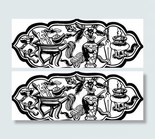 清代（下）版画 装饰画 中华图案五千年 矢量 AI格式_1130