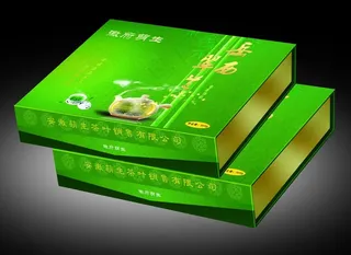 茶叶包装 (展开图)图片