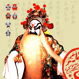 传统戏曲京剧武生PSD分层模