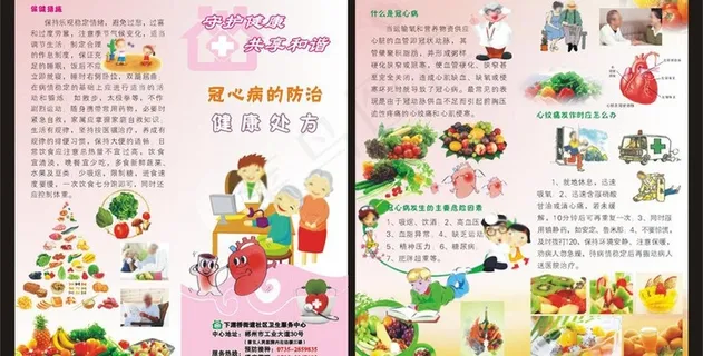 冠心病健康处方图片