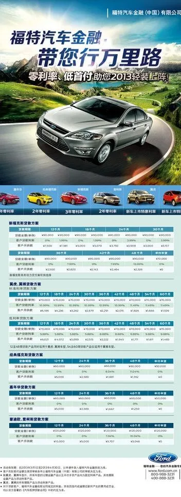 福特金融易拉宝图片ai矢量模版下载