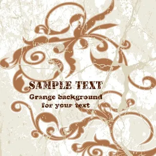 植物条纹矢量图