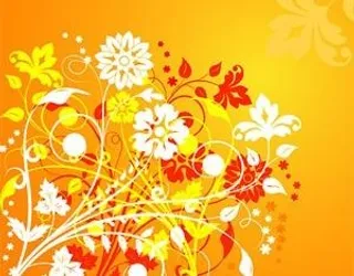 精美时尚花纹元素矢量素材