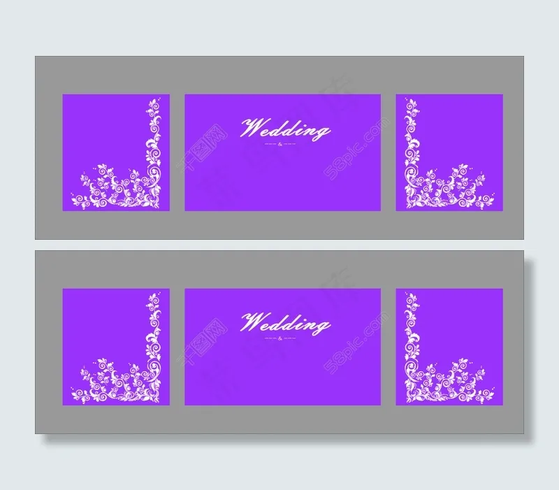 婚礼迎宾背景cdr矢量模版下载