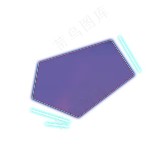 霓虹灯装饰边框,免抠元素