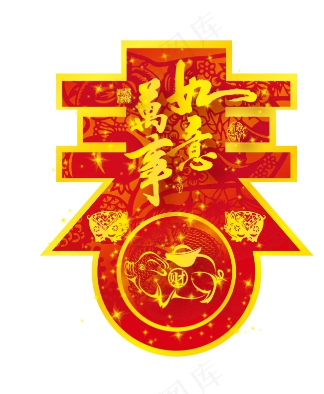 春节ai矢量模版下载