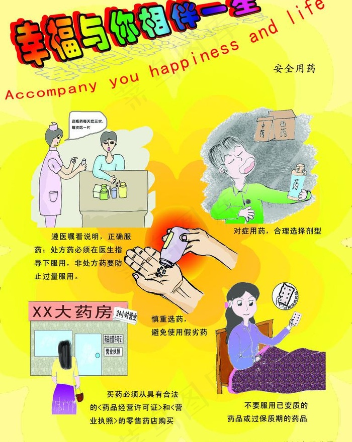 药品安全图片(2551X3402(DPI:72))psd模版下载