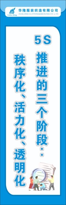 服装5S标语22cdr矢量模版下载