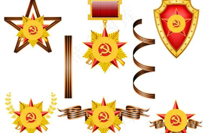 党徽素材图片eps,ai矢量模版下载