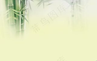 清新水墨竹叶背景