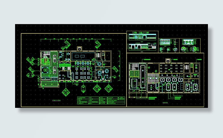 中餐厅CAD装修图