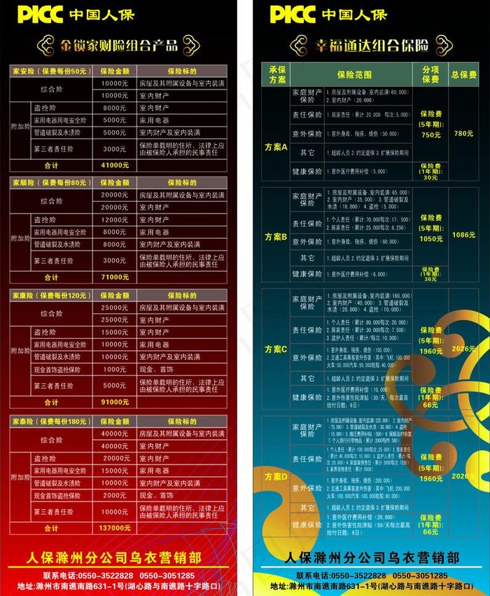 保险公司x展架模板图片cdr矢量模版下载