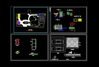 园路铺装CAD图纸