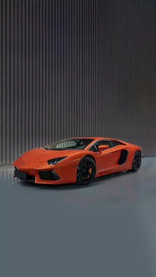 暗色调背景红色的兰博基尼高清摄影图片