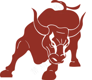 卡通可爱奶牛手绘小牛动物素材下载