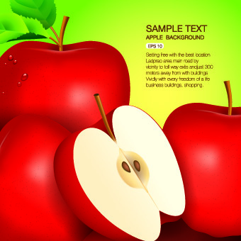 矢量有机食品backgorunds...