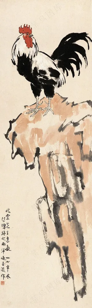 徐悲鸿 雄鸡图片 徐悲鸿 雄鸡图片