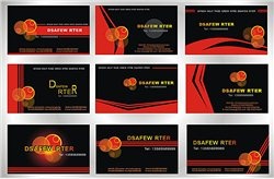高档名片卡片设计cdr矢量模版下载