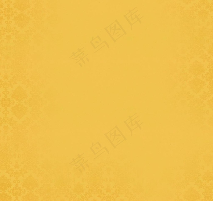 黄色渐隐欧式花纹背景图片