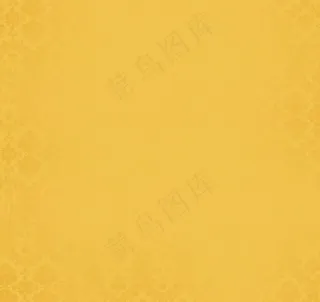 黄色渐隐欧式花纹背景图片