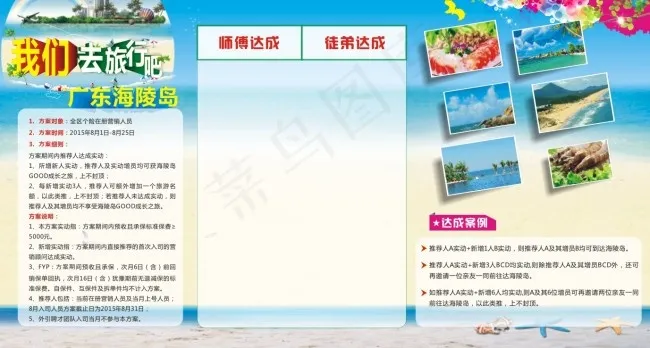 旅游素材cdr矢量模版下载