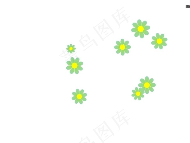 转动的小绿花