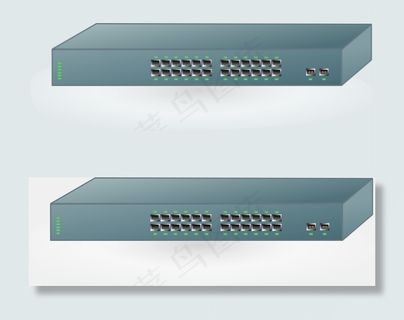 思科快速以太网交换机的剪贴画