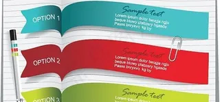 精美书签矢量素材三