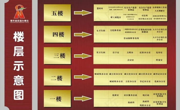 楼层示意图图片cdr矢量模版下载