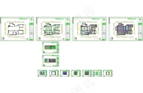 室内欧式风格全套图纸图片