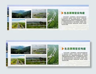合肥生态屏障展板图片