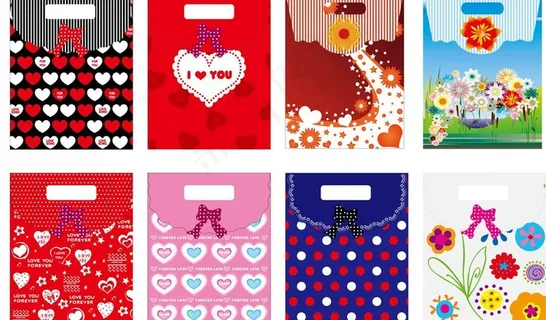 爱心花草礼品袋8款(工艺)图片 爱心花草礼品袋8款(工艺)图片