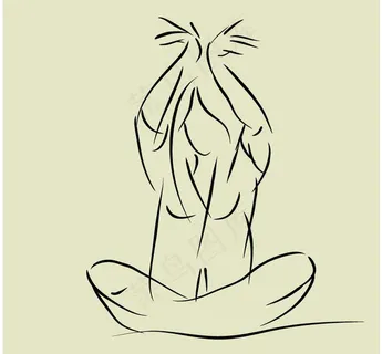 人物 美女 线条 长图片