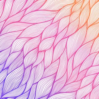 无缝管波的手绘图案