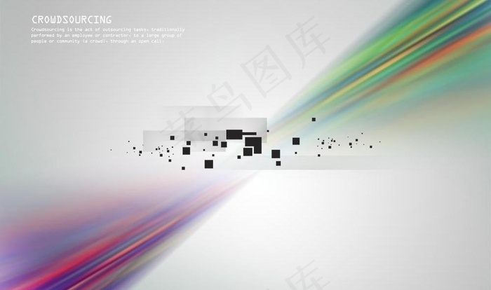 抽象广告设计素材图片