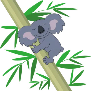 卡通树懒动物设计PNG透明背景免扣...